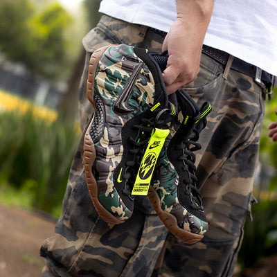 NIKE AIR FOAMPOSITE PRO BLACK CAMO