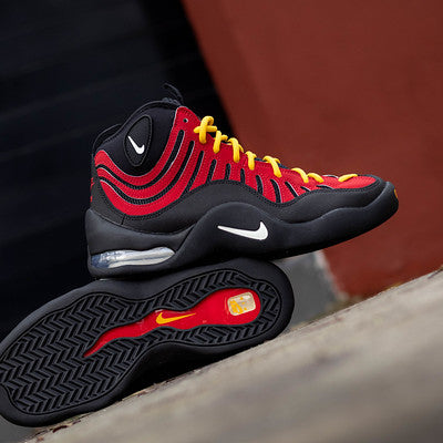 NIKE AIR BAKING HIGH BLACK RED