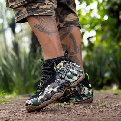 NIKE AIR FOAMPOSITE PRO BLACK CAMO