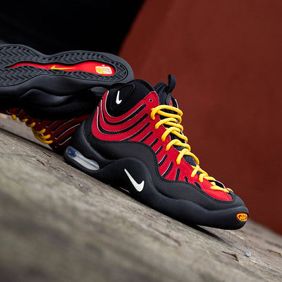 NIKE AIR BAKING HIGH BLACK RED