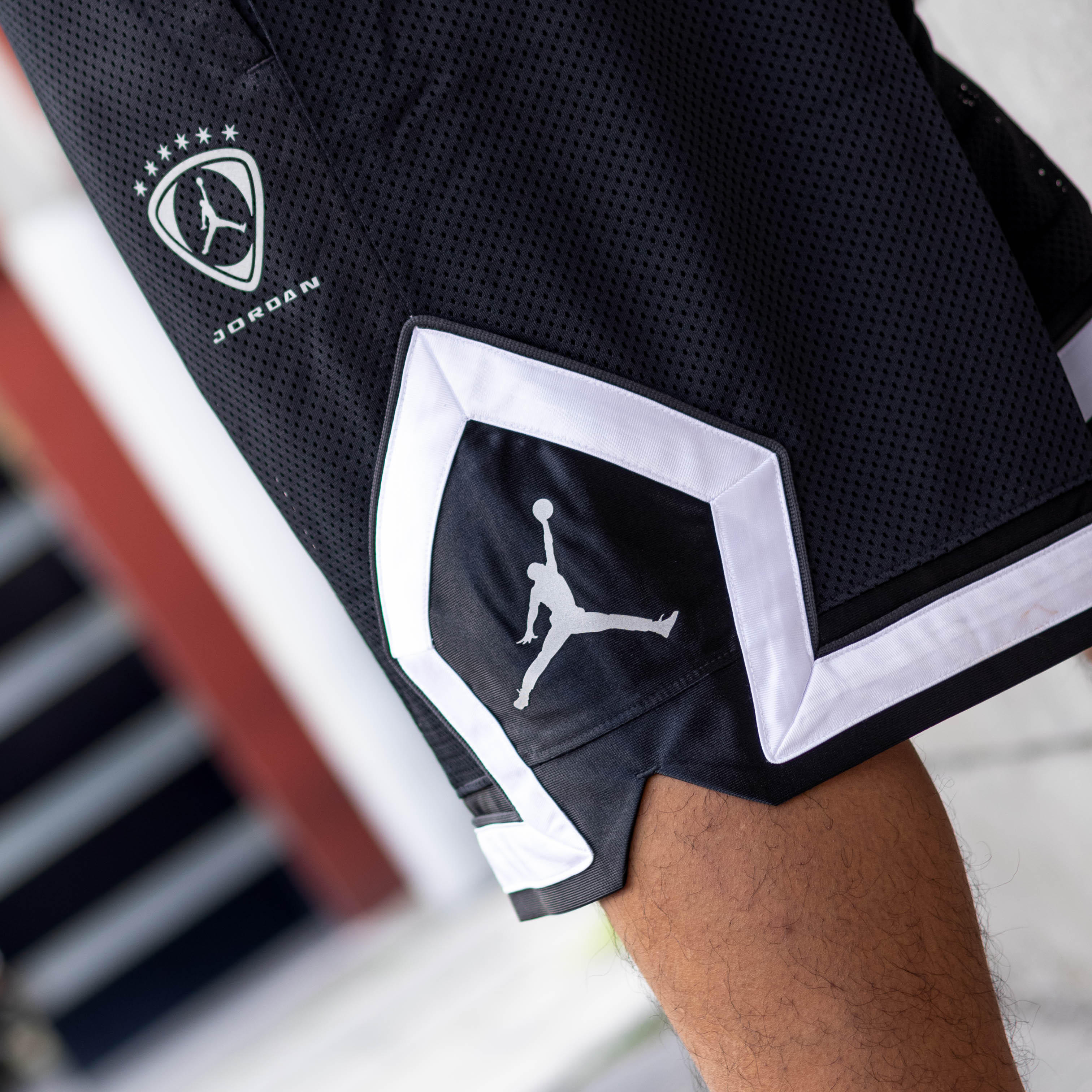 JORDAN SHORT DIAMOND BLACK ESC