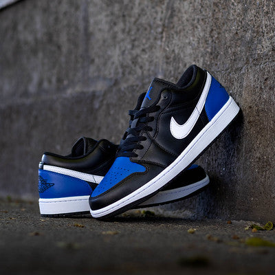 AIR JORDAN 1 LOW BLACK ROYAL TOE-553558-042-A