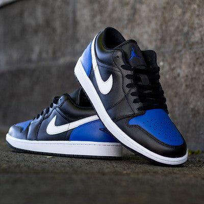 AIR JORDAN 1 LOW BLACK ROYAL TOE-553558-042-C