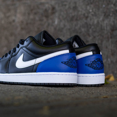AIR JORDAN 1 LOW BLACK ROYAL TOE-553558-042-D
