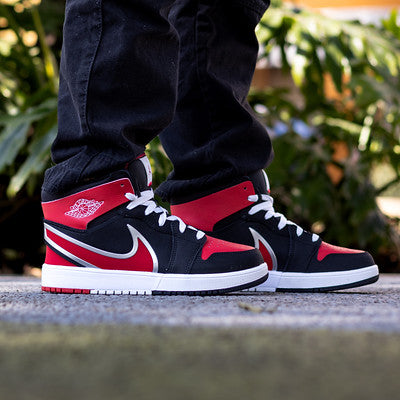 AIR JORDAN 1 MID EASYON BRED GS-FQ1281-006-D