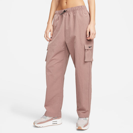 NIKE CARGO PANTS WOVEN HIGH RISE MAUVE