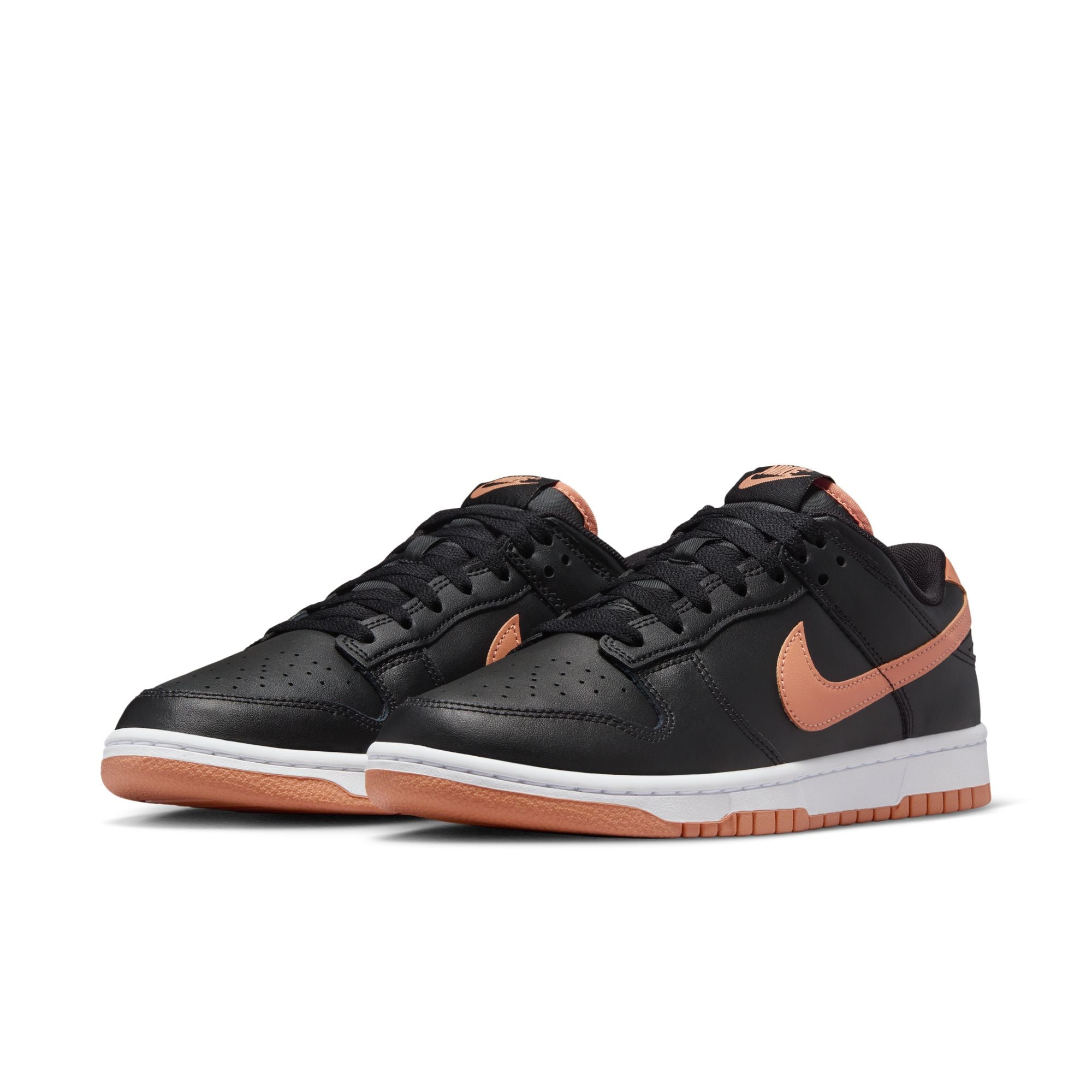 NIKE DUNK LOW BLACK AMBER BROWN