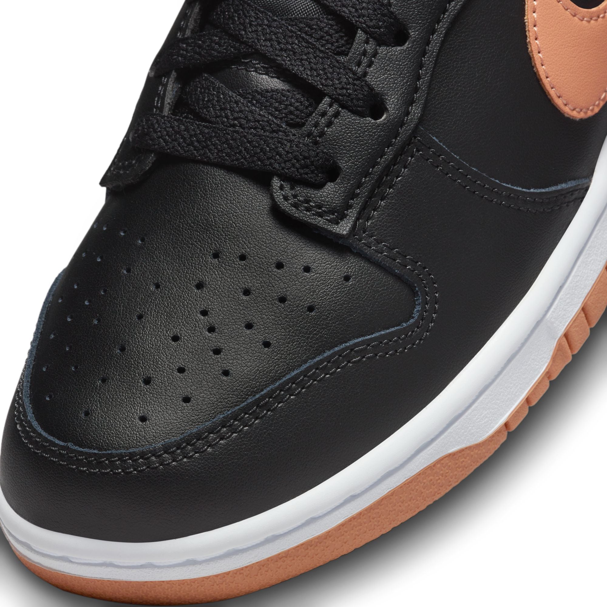 NIKE DUNK LOW BLACK AMBER BROWN