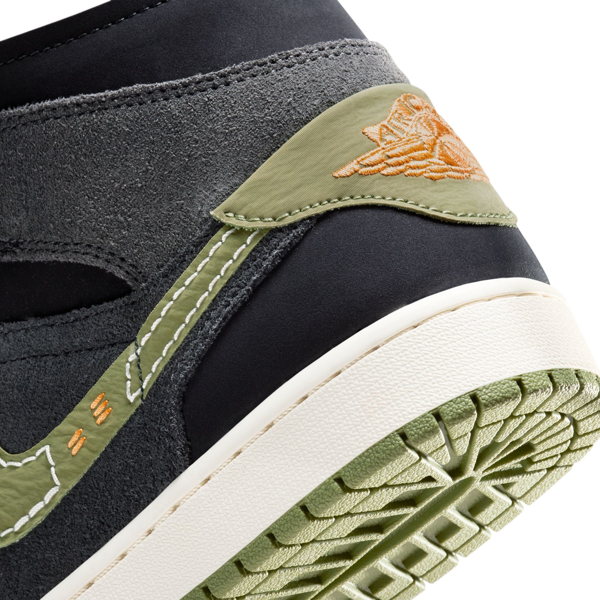 AIR JORDAN 1 MID CRAFT ANTHRACITE OLIVE