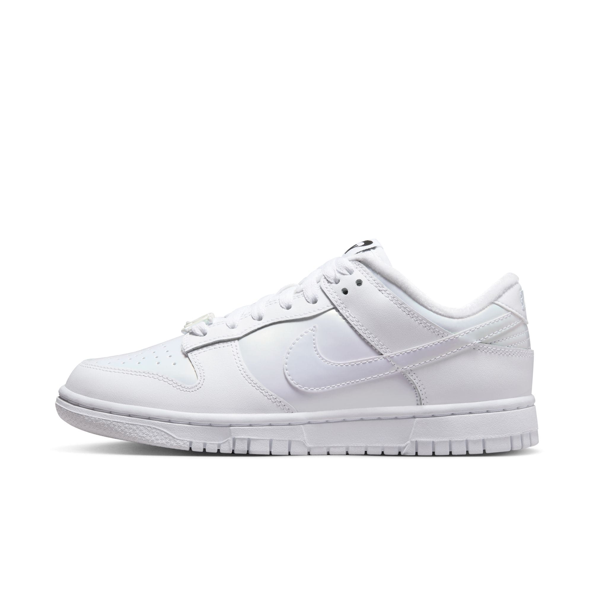 NIKE DUNK JUST DO IT WHITE IRIDESCENT