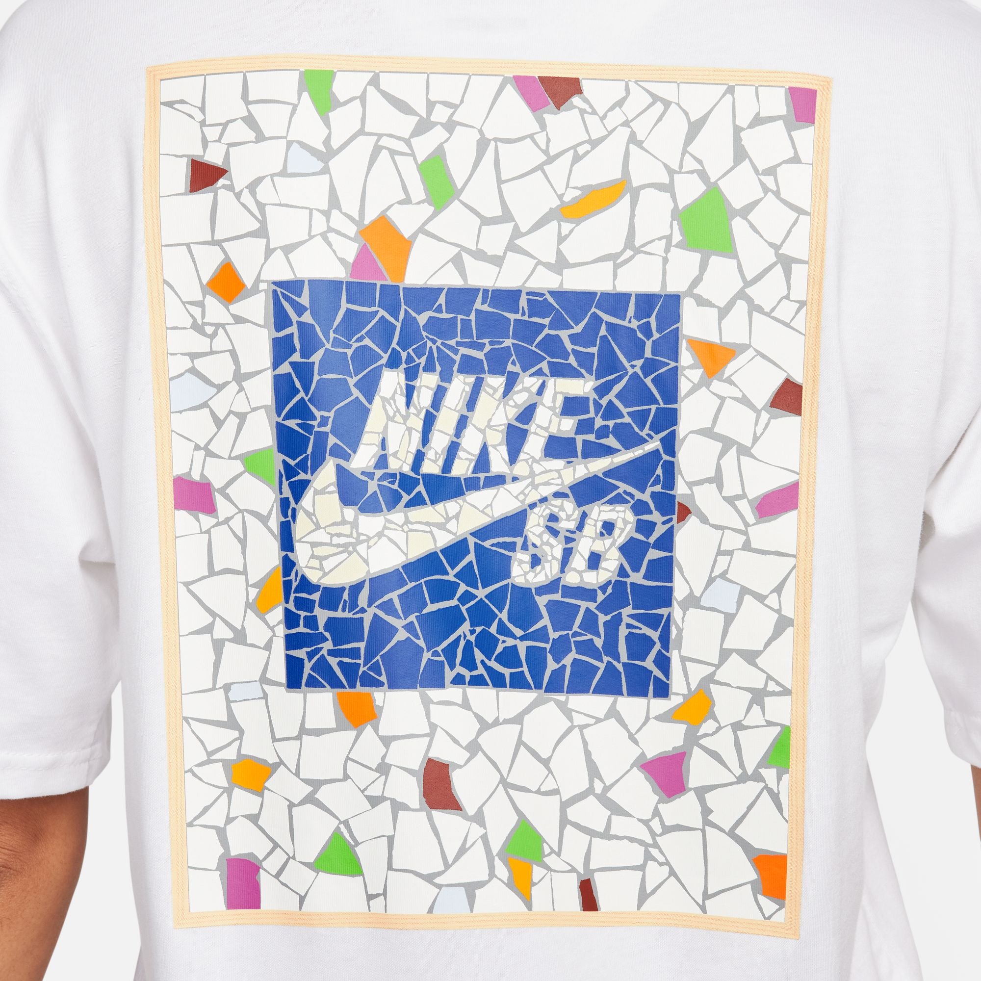 NIKE SB TEE MOSAIC WHITE