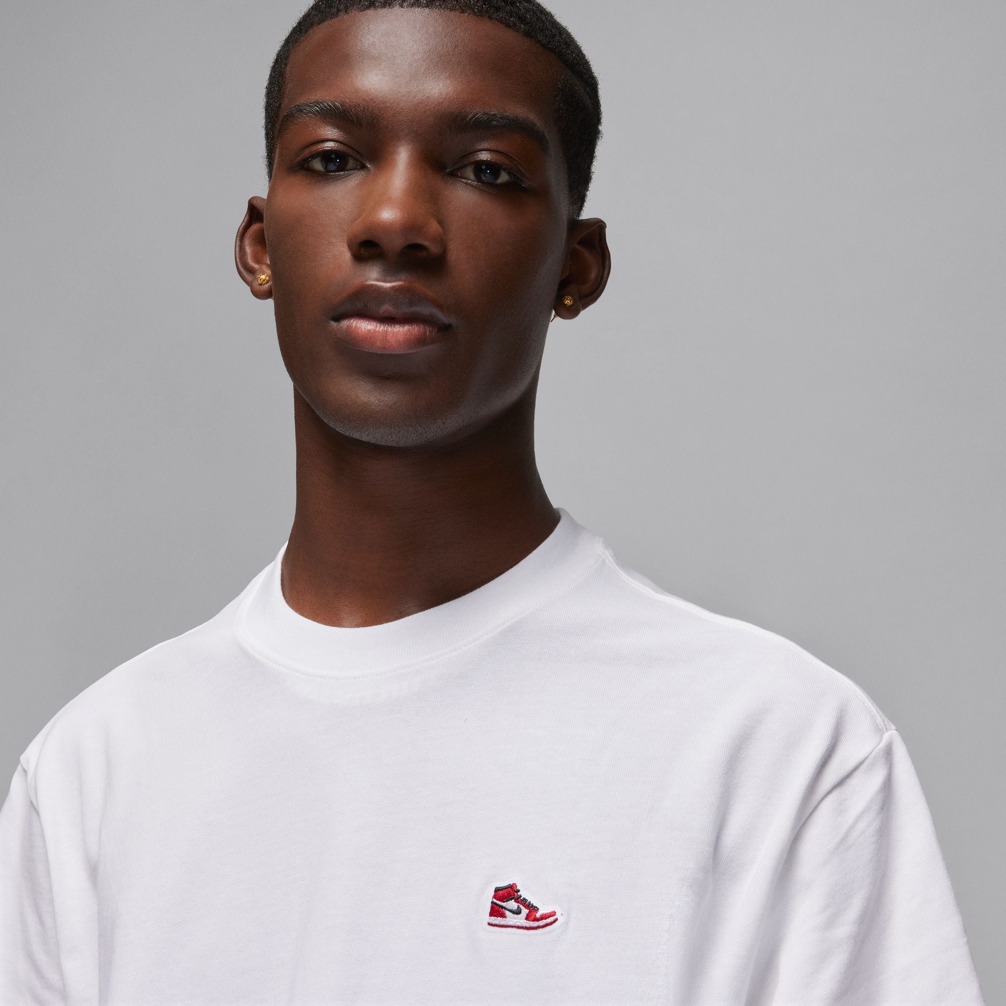 JORDAN TEE SNEAKER PATCH WHITE