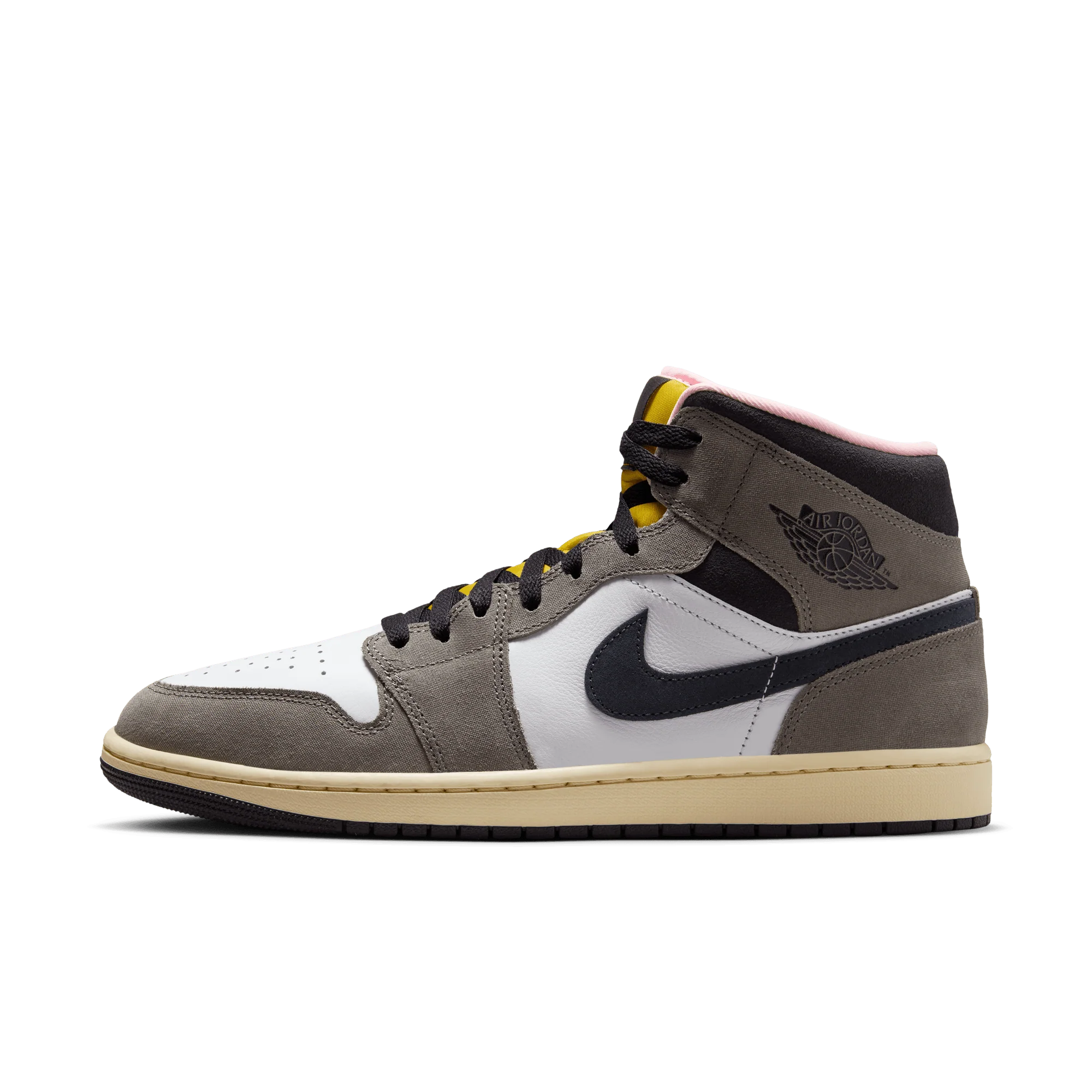 AIR JORDAN 1 MID WHITE OIL GREY NB