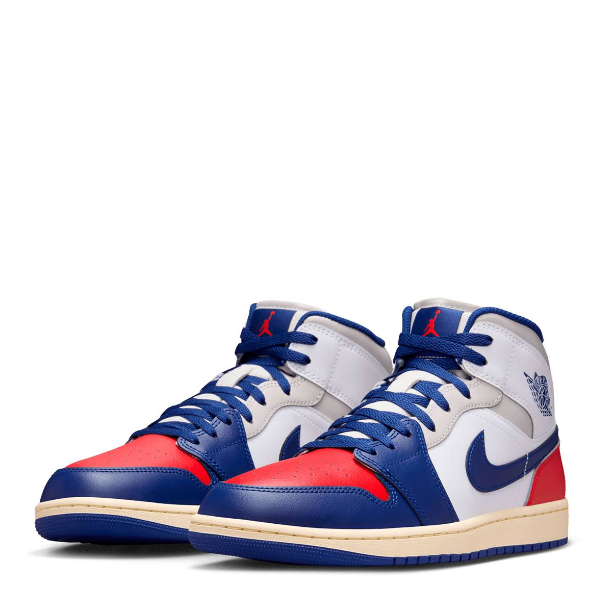 AIR JORDAN 1 MID RARE AIR DEEP ROYAL RED NB