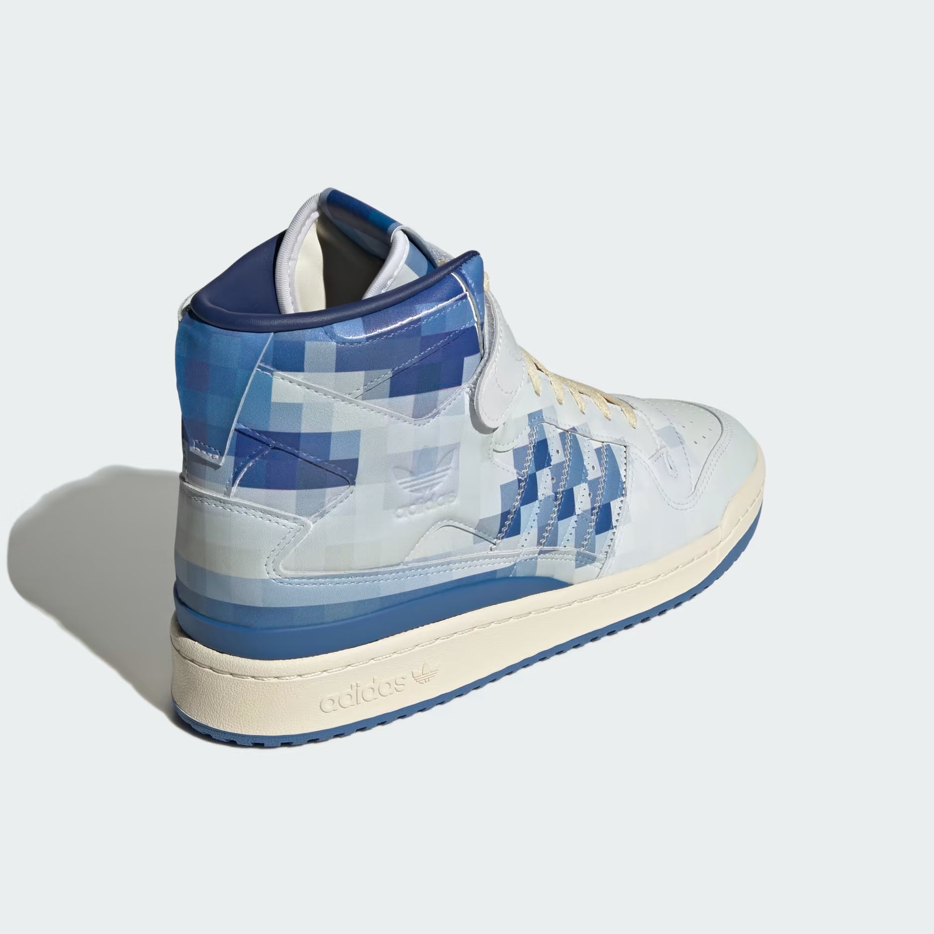 ADIDAS FORUM 84 HI CLOSER LOOK WHITHE BLUE
