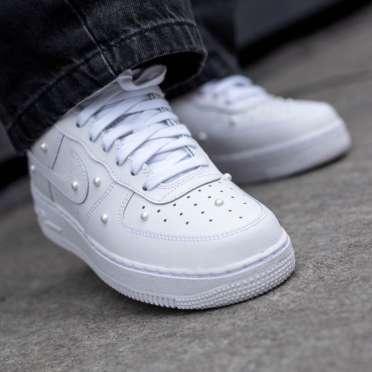NIKE AIR FORCE ONE LOW WHITE PEARL W