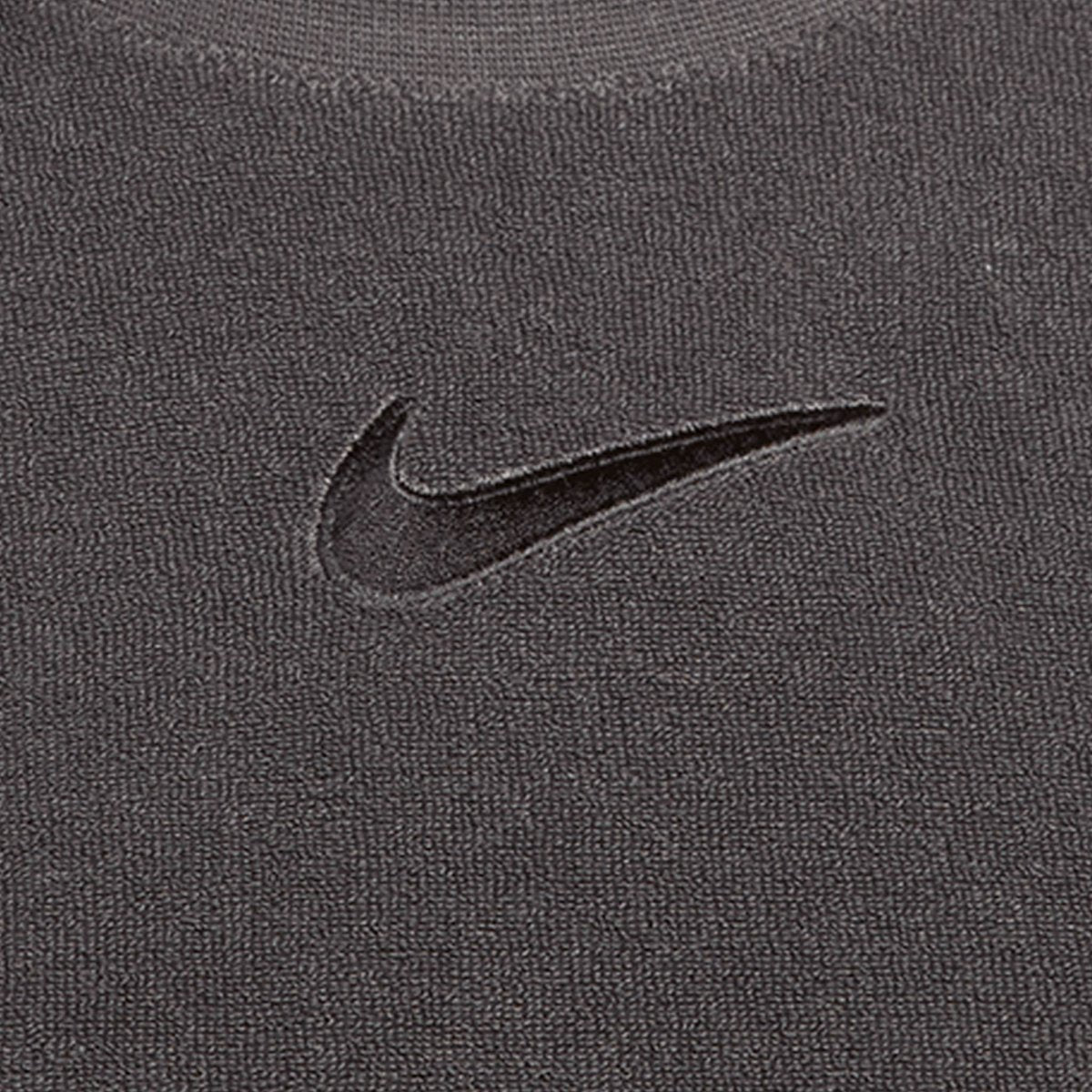 NIKE TEE FELP TOP BLACK GREY