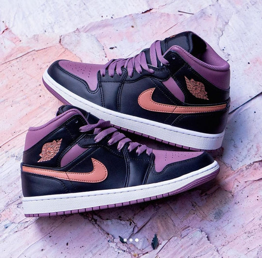 AIR JORDAN 1 MID MAUVE