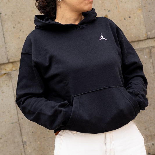 JORDAN HOODIE BLACK MINI LOG