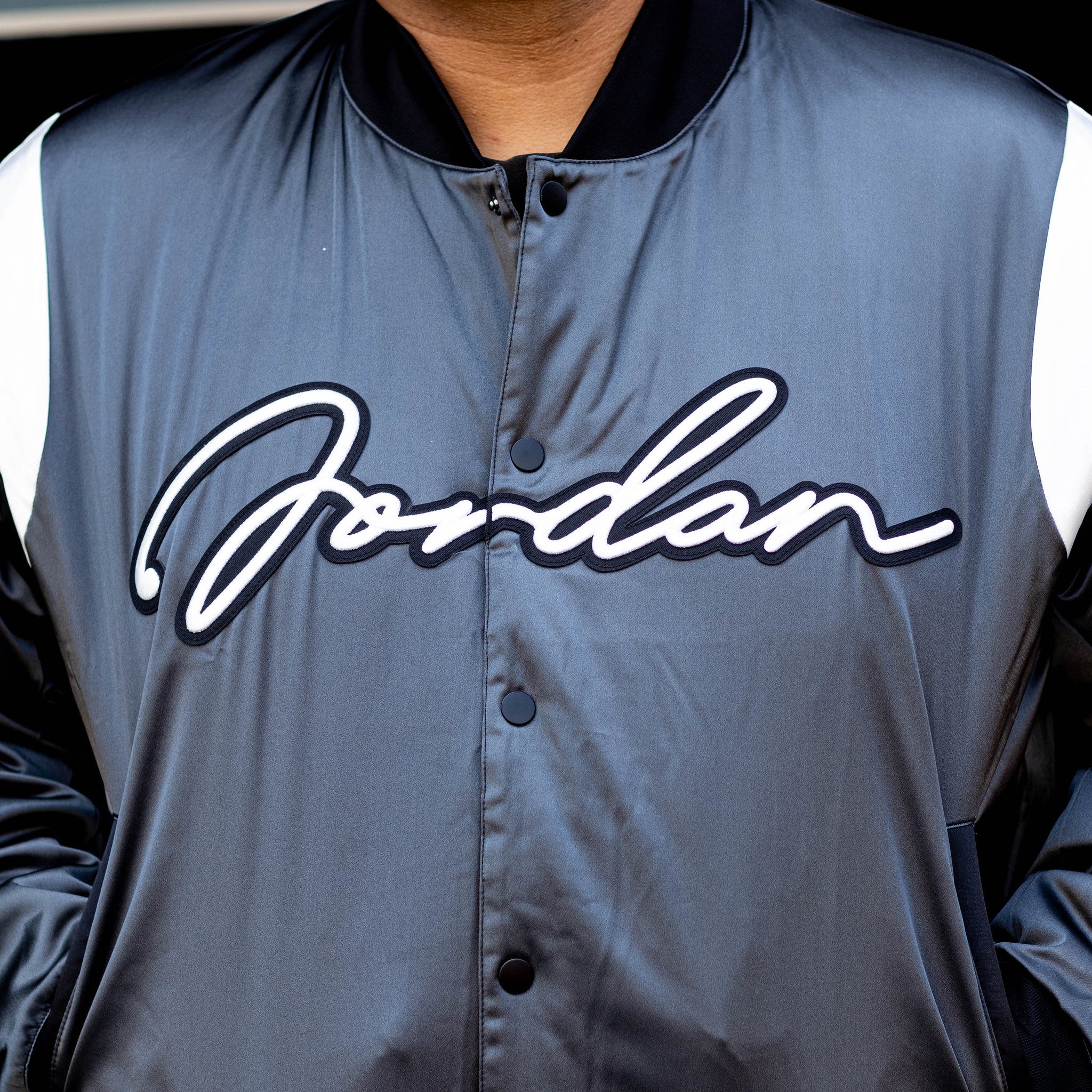 JORDAN VARSITY JACKET MVP OFF NOIR