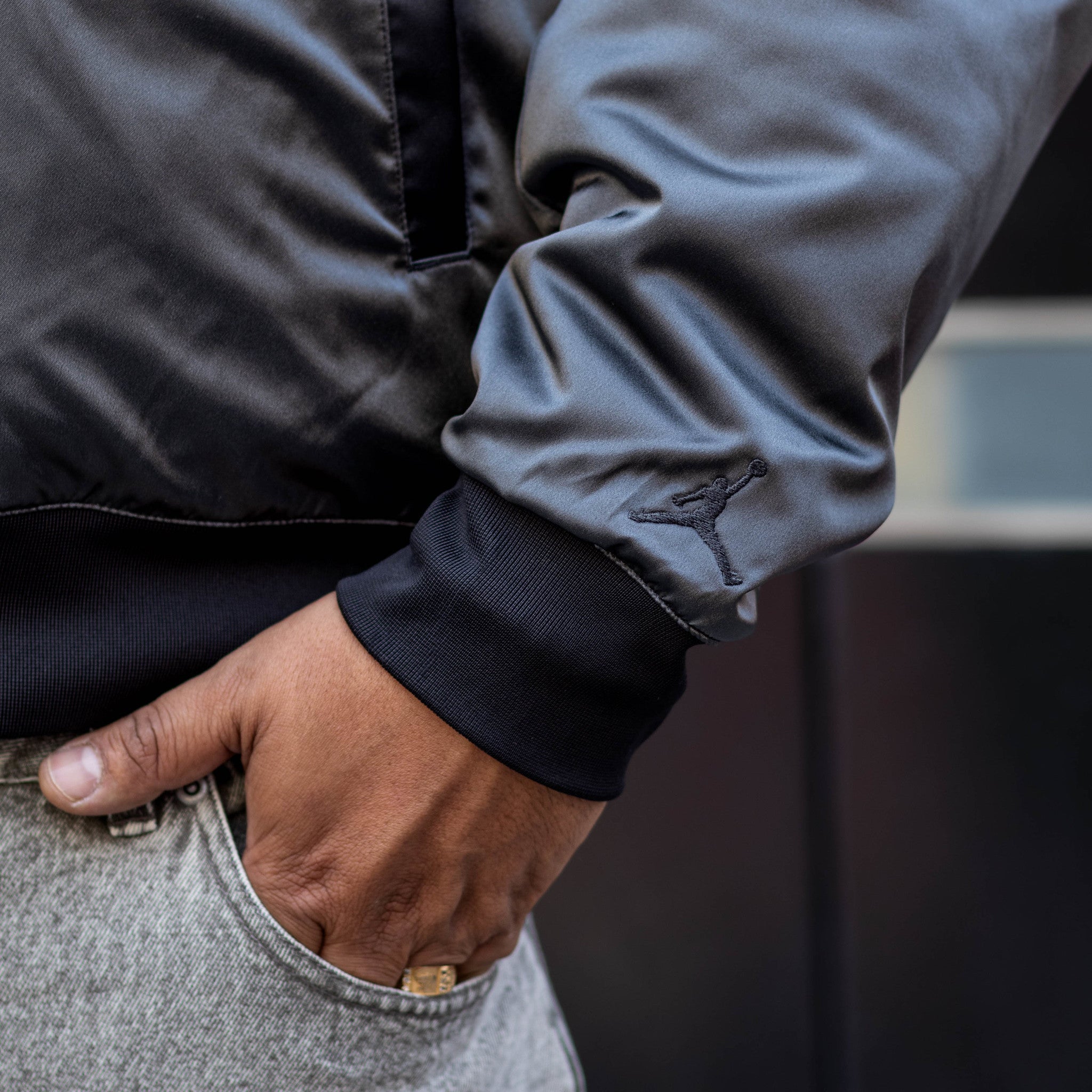 JORDAN VARSITY JACKET MVP OFF NOIR