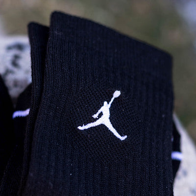 JORDAN SOCK LARGE BLACK-DX9632-010-B