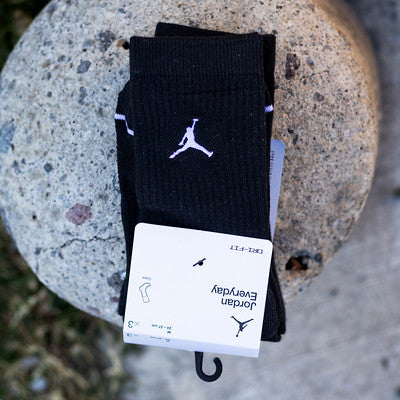 JORDAN SOCK LARGE BLACK-DX9632-010-C