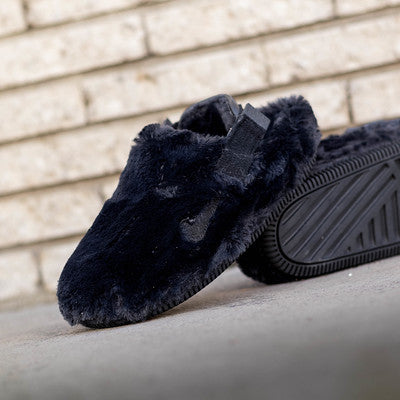NIKE CALM MULE FUR BLACK W