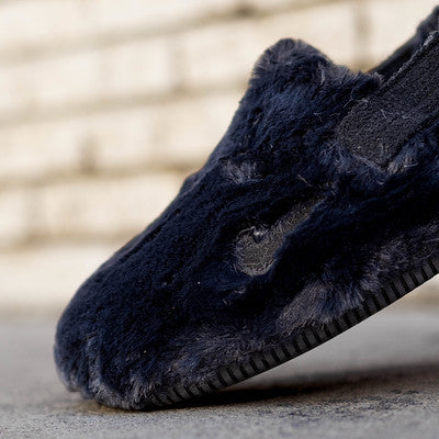 NIKE CALM MULE FUR BLACK W