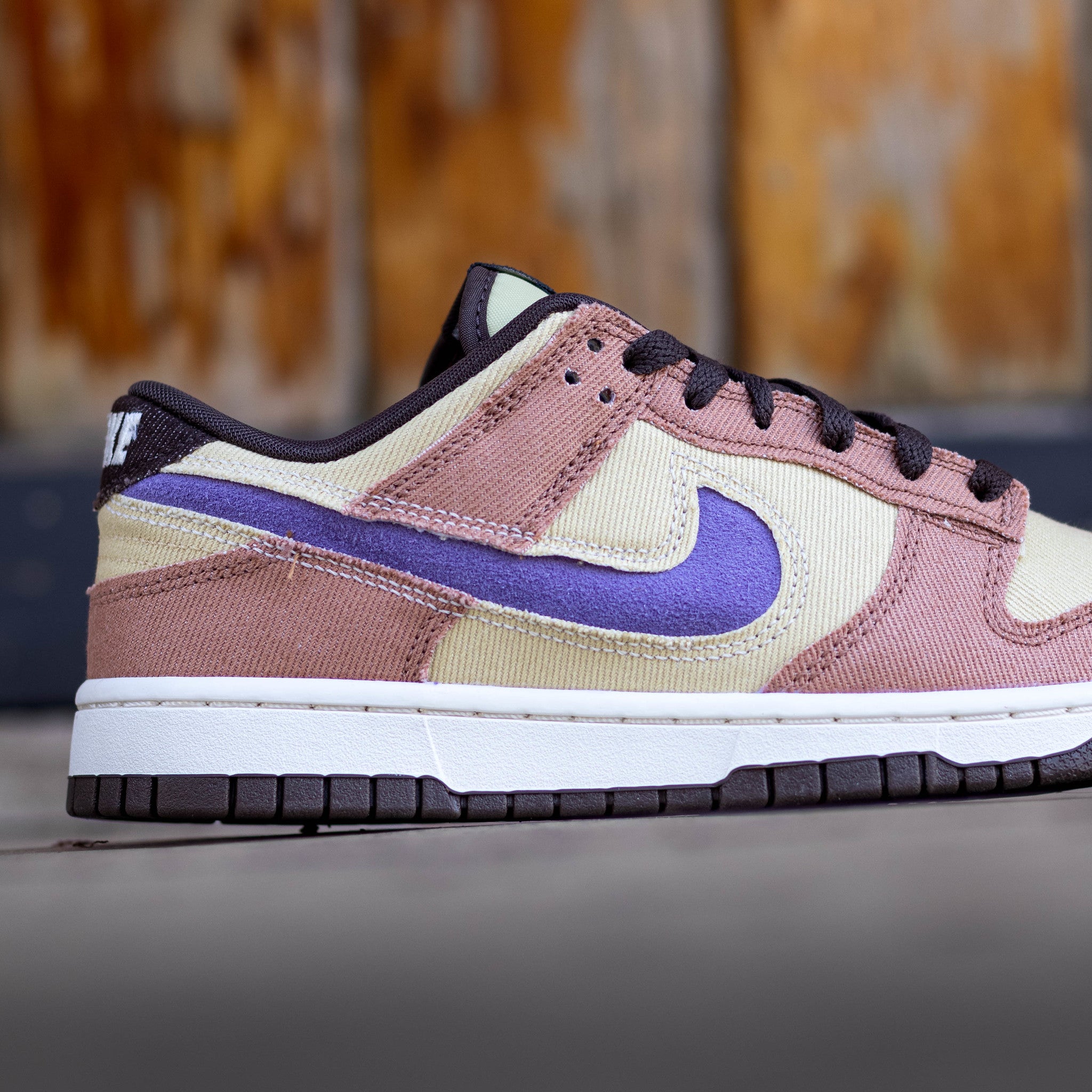 NIKE DUNK LOW DENIM DUSTED CLAY