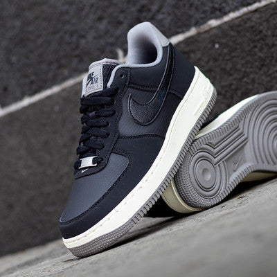 NIKE AIR FORCE ONE BLACK FLAT PEWTER-FZ5225-001-A