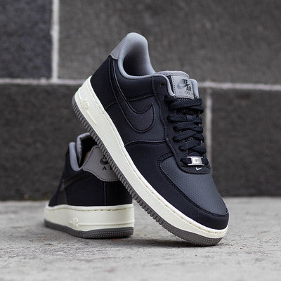 NIKE AIR FORCE ONE BLACK FLAT PEWTER-FZ5225-001-D