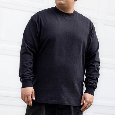 NIKE TEE LONG WOOL BLACK-HF6803-010-A