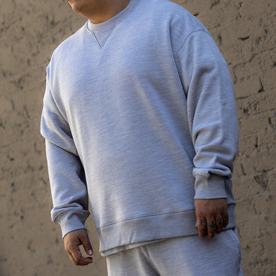 NIKE WOOL CREW GREY-FV4883-048-A