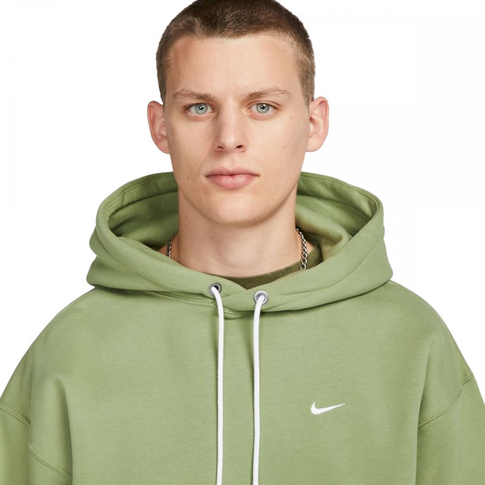 NIKE HOODIE SOLO SWOOSH GREEN