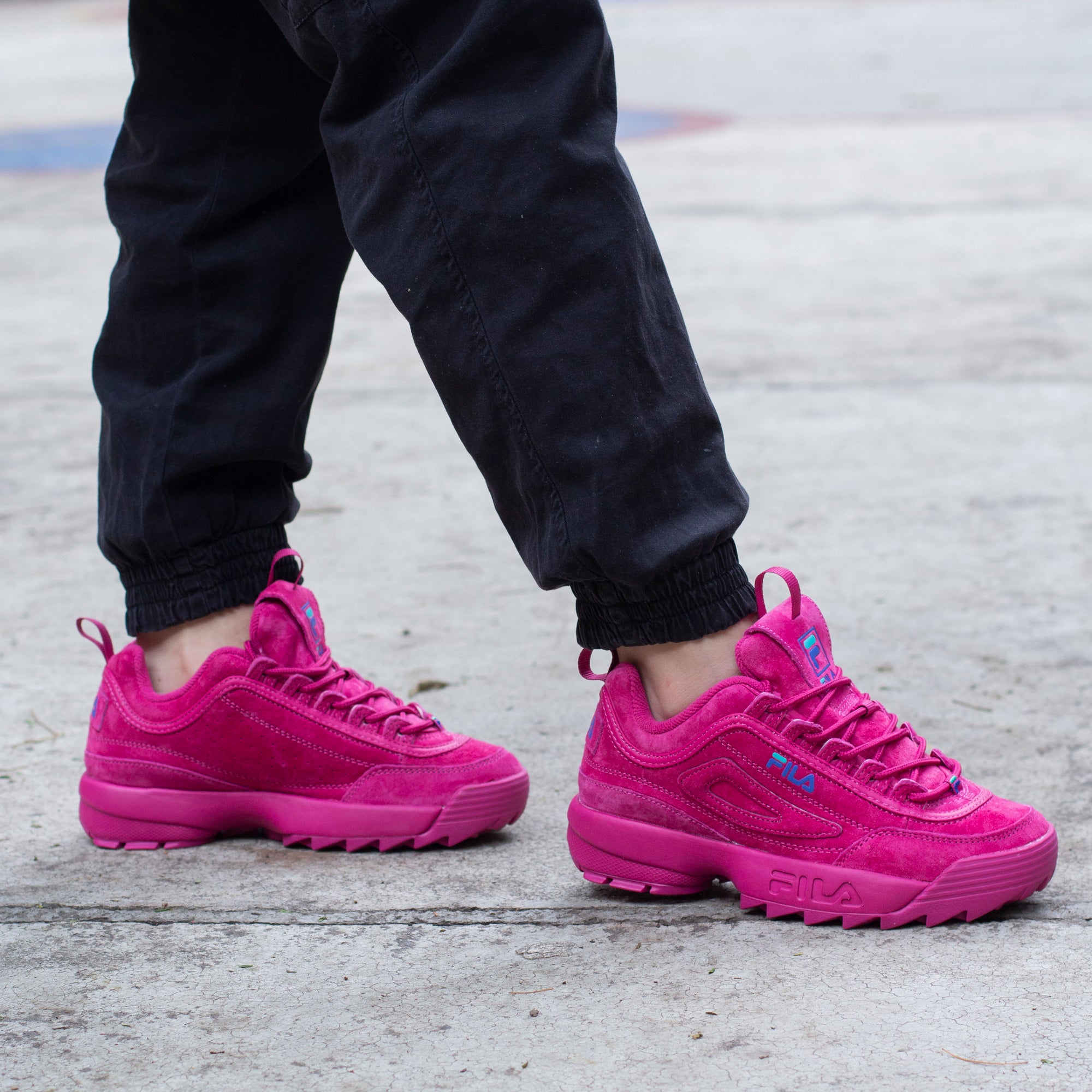 FILA DISRUPTOR SUEDE PINK