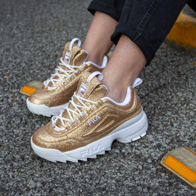 FILA DISRUPTOR GLITER GOLD