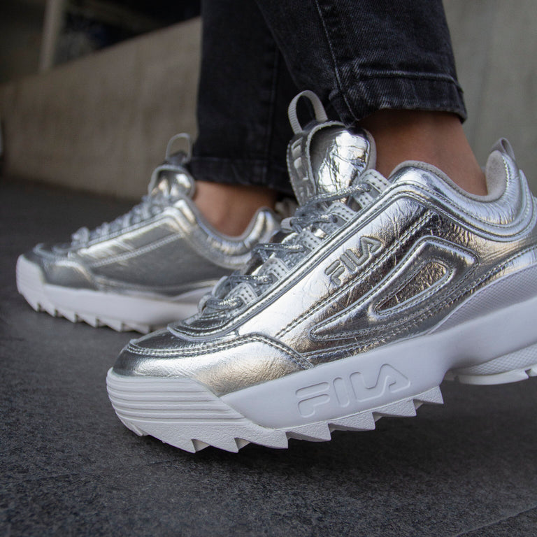 FILA DISRUPTOR METALLIC SILVER Barrio Warrior