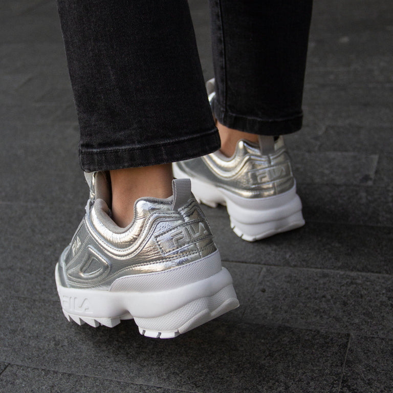 FILA DISRUPTOR METALLIC SILVER Barrio Warrior