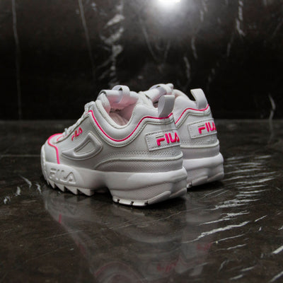 FILA DISRUPTOR WHITE LINES PINK