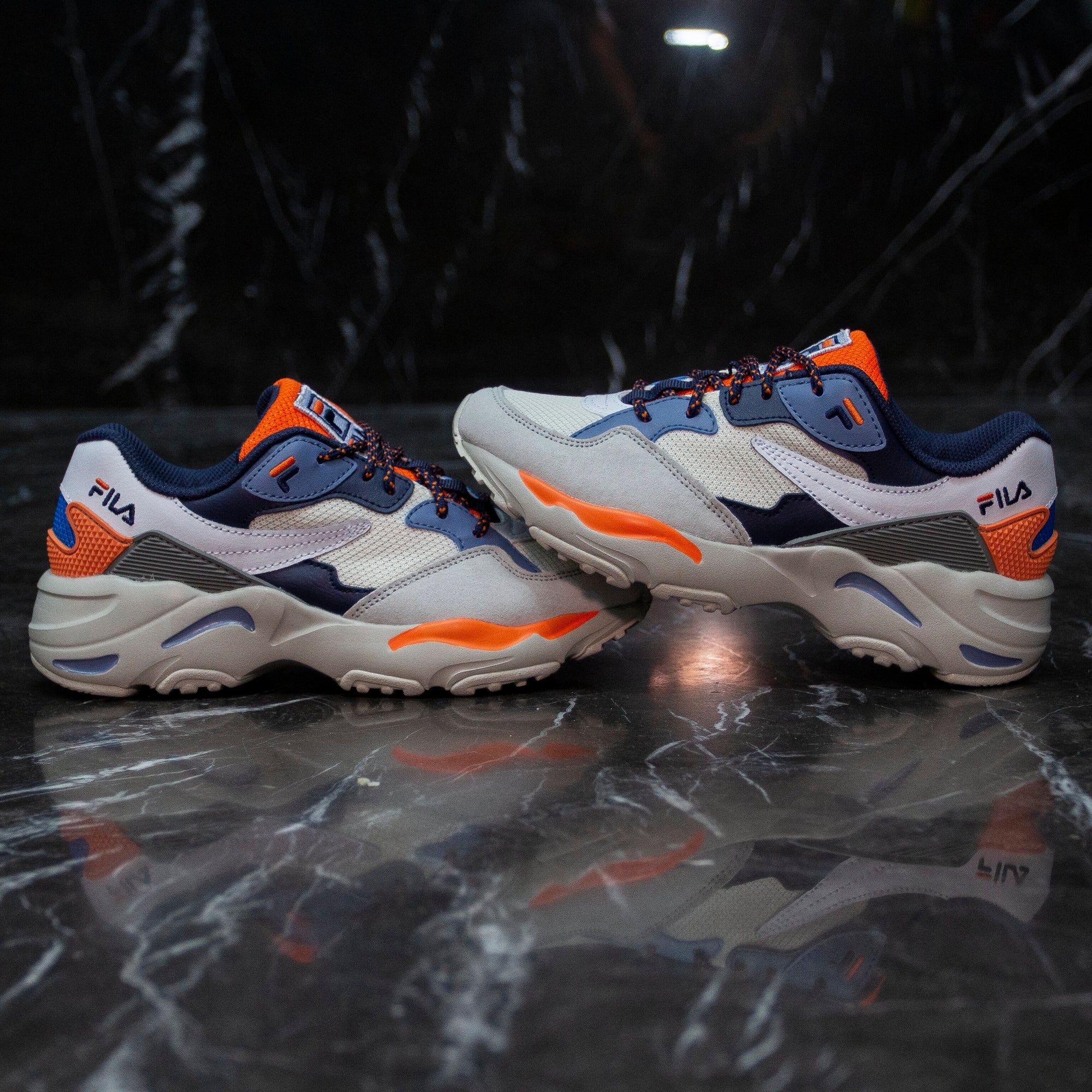 FILA RAYTRACER ORANGE BLUE KIDS