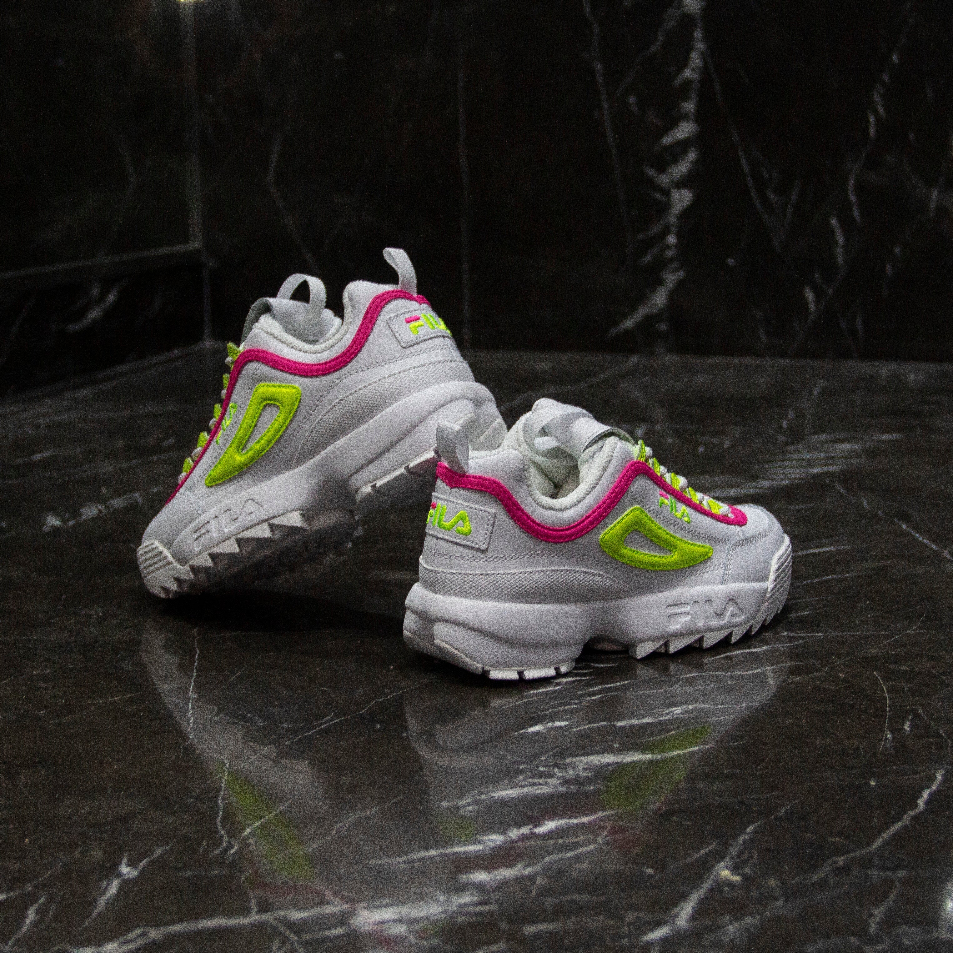 FILA DISRUPTOR WHITE LINES VOLT
