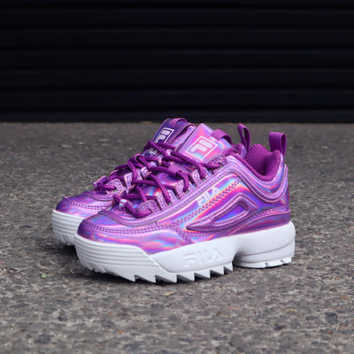 FILA DISRUPTOR LIQUID LUSTER PURPLE KIDS