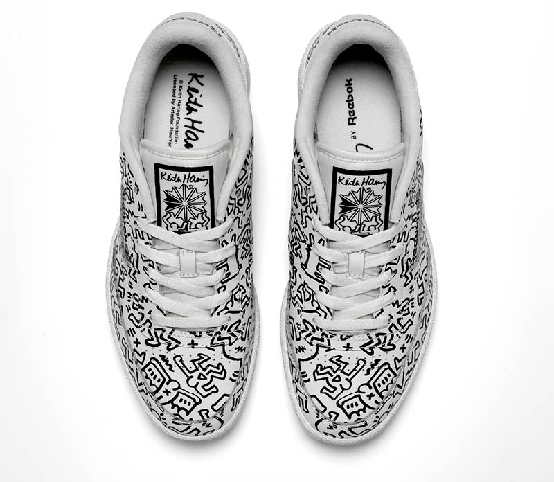REEBOK CLUB C KEITH HARING CHALK