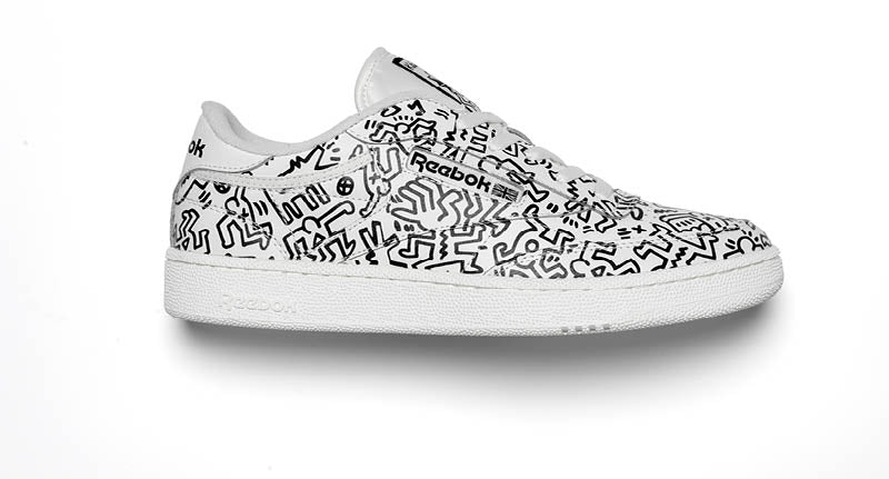 REEBOK CLUB C KEITH HARING CHALK