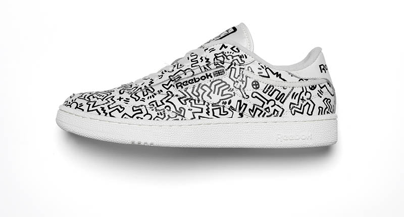 REEBOK CLUB C KEITH HARING CHALK