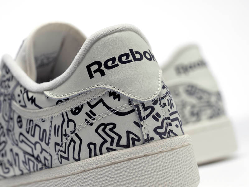 REEBOK CLUB C KEITH HARING CHALK