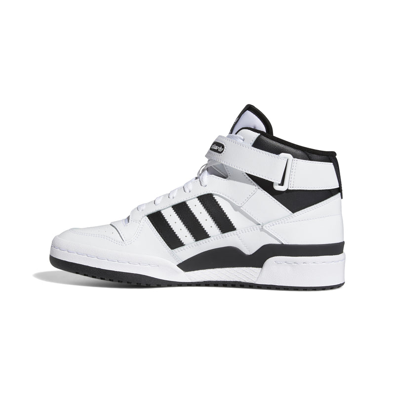ADIDAS FORUM MID BLACK WHITE