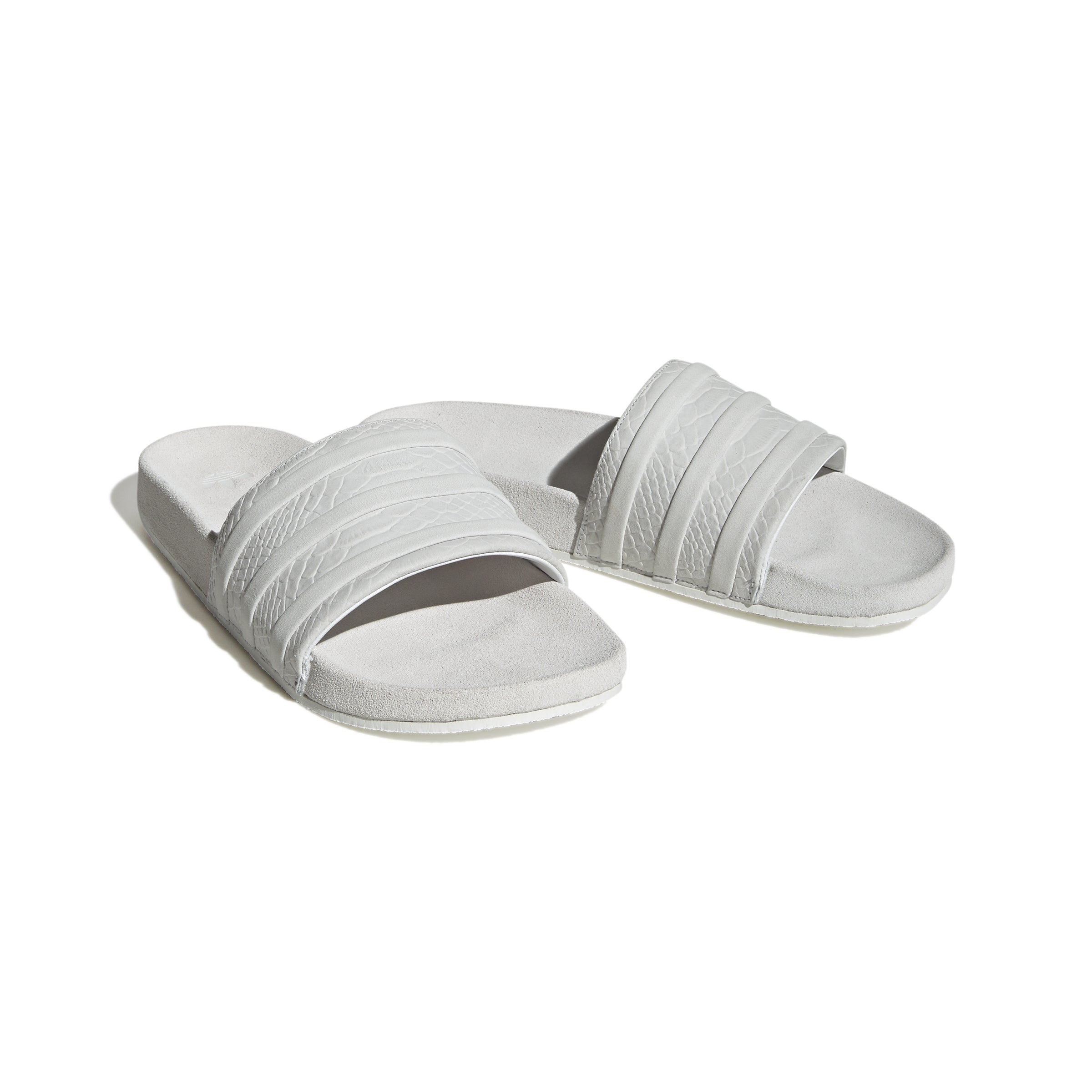 ADIDAS ADILETTE WHITE SNAKE