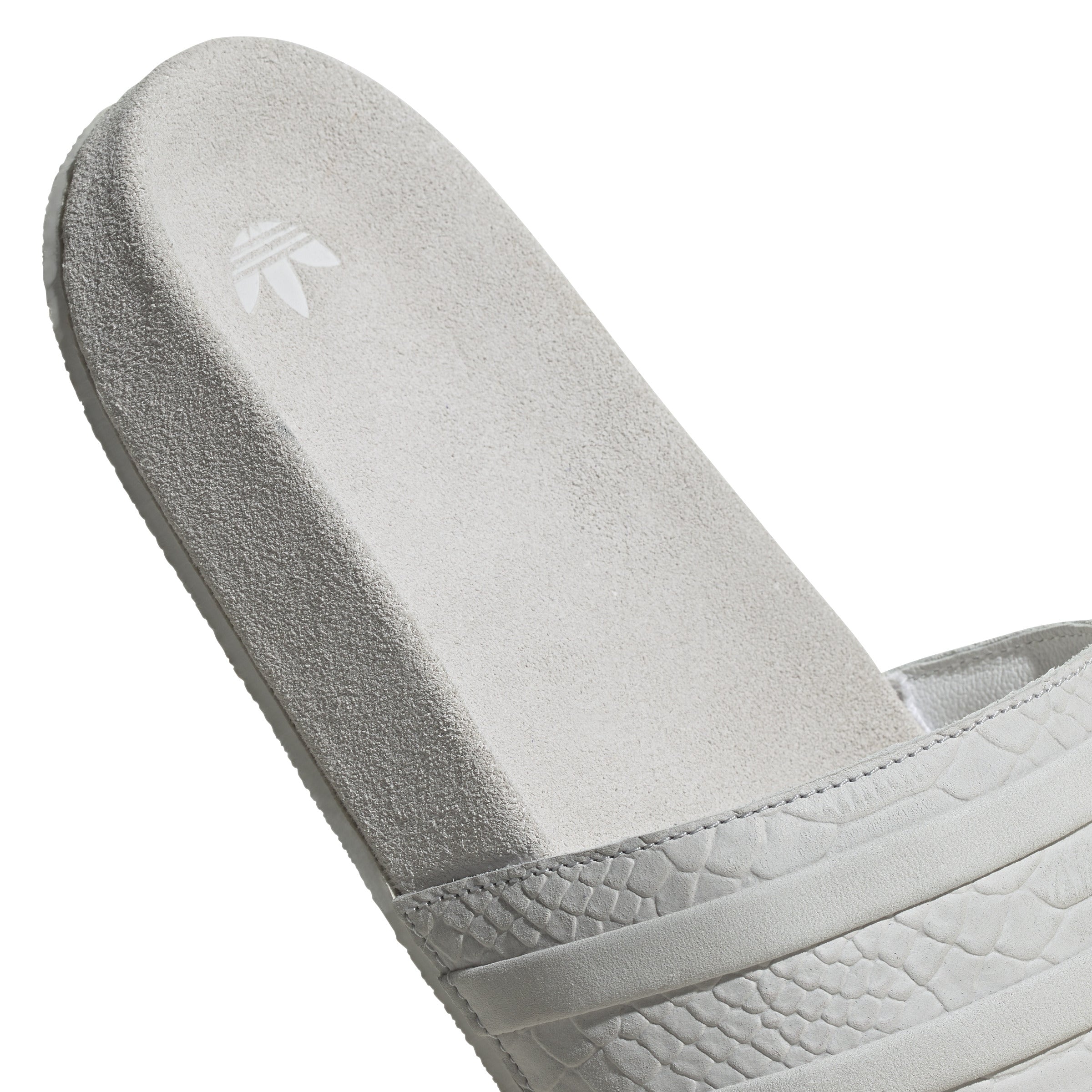 ADIDAS ADILETTE WHITE SNAKE